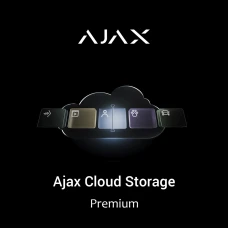 Ajax Cloud Storage Premium (1 камера, 1500 хвилин, 30 днів): захищене хмарне сховище для зберігання подій із пристроїв відеоспостереження Ajax