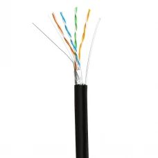 Кабель вита пара GoldMine FTP 4*2*0.5-CU PE MT кат.5е (FTP мідь зовнішній з несучим тросом) бухта 305м