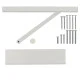 Дотягувач CISA D5200.03.0.45 BC SLD до 80 кг FIRE білий