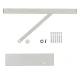 Доводчик CISA C2011.03.0.45 Professional Plus2 SLD HO с фиксацией до 60 кг белый