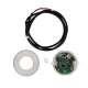 Умный замок CISA DOMO Connexa E6537.28 эл.моторный + кнопка-контроллер CISA Button круглая серая