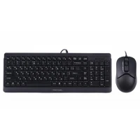 Комплект (клавіатура, мишка) A4Tech F1512 Black USB