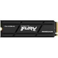 Накопичувач SSD 4TB Kingston Fury Renegade with Heatsink M.2 2280 PCIe 4.0 x4 NVMe 3D TLC (SFYRDK/4000G)