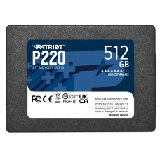 Накопичувач SSD 512GB Patriot P220 2.5" SATAIII TLC (P220S512G25)