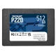 Накопичувач SSD 512GB Patriot P220 2.5" SATAIII TLC (P220S512G25)