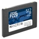 Накопичувач SSD 512GB Patriot P220 2.5" SATAIII TLC (P220S512G25)