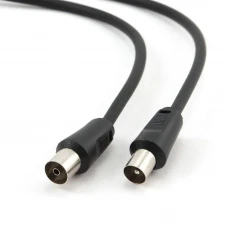Кабель-подовжувач коаксіальний Cablexpert (CCV-515-3M) 75 Ом, Black, 3 м
