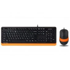 Комплект (клавіатура, мишка) A4Tech F1010 Black/Orange USB