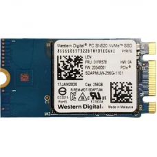 Накопичувач SSD 256GB WD PC SN520 M.2 2242 PCIe 3.0 x2 NVMe TLC (SDAPMUW-256G)