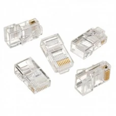 Конектор RJ 45 Cablexpert (LC-8P8C-001/50) з золоченими контактами (50 шт/уп)
