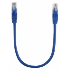 Патч-корд литий Ritar PCR-CCA/0.3Be/11358 UTP, CCA, RJ45, Cat.5e, 0,3m, синій