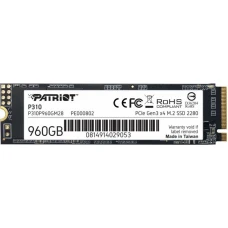 Накопичувач SSD 960GB Patriot P310 M.2 2280 PCIe NVMe 3.0 x4 TLC (P310P960GM28)