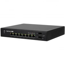 Коммутатор Ubiquiti EdgeSwitch ES-8-150W (8x1GE, 2xSFP, PoE+/Passive PoE, 150W max)