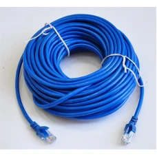 Патч-корд литой, UTP, RJ45, Cat.5e, 20m, синій