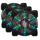 Набір Frime RGB-вентиляторів + Fun hub + ДУ Frime Iris Flicker KIT (IRISFLICKERKIT)