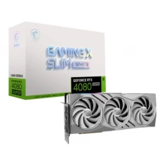 Відеокарта GF RTX 4080 Super 16GB GDDR6X Gaming X Slim White MSI (GeForce RTX 4080 SUPER 16G GAMING X SLIM WHITE)