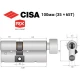 Цилиндр CISA RX (модульный) 100T (35*65T) никель матовый 5 ключей
