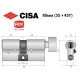 Цилиндр CISA RX (модульный) 80T (35*45T) никель матовый 5 ключей