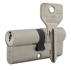 Цилиндр CISA C2000 95 (45*50) никель матовый 3 ключа