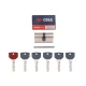 Цилиндр CISA ASIX P8 PRO 80 (40*40) никель матовый 5+1 ключ