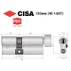 Цилиндр CISA RX (модульный) 120T (40*80T) никель матовый 5 ключей