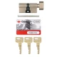 Цилиндр CISA C3000S (модульный) 115T (35*80T) никель матовый 3 ключа