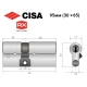 Цилиндр CISA RX (модульный) 95 (30*65) никель матовый 5 ключей