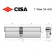 Цилиндр CISA ASIX P8 110 (50*60) никель матовый 5 ключей
