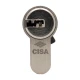 Цилиндр CISA ASIX P8 110 (45*65) никель матовый 3 ключа