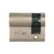 Цилиндр половинка CISA C3000 40 (30*10) никель матовый 3 ключа