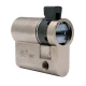 Цилиндр половинка CISA C3000 40 (30*10) никель матовый 3 ключа