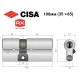 Цилиндр CISA RX (модульный) 100 (35*65) никель матовый 5 ключей
