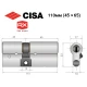 Цилиндр CISA RX (модульный) 110 (45*65) никель матовый 5 ключей