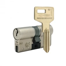 Цилиндр CISA C3000S (модульный) 90 (45*45) никель матовый 3 ключа