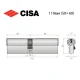 Циліндр CISA ASIX P8 110 (50*60) нікель матовий 3 ключі