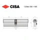 Циліндр CISA ASIX P8 120 (60*60) нікель матовий 3 ключі