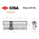 Цилиндр CISA C3000S (модульный) 95 (30*65) никель матовый 3 ключа