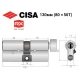 Цилиндр CISA RX (модульный) 130T (80*50T) никель матовый 5 ключей