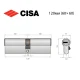 Цилиндр CISA ASIX P8 120 (60*60) никель матовый 5 ключей