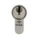 Цилиндр CISA C3000 80 (35*45) никель матовый 3 ключа