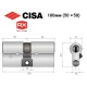 Цилиндр CISA RX (модульный) 100 (50*50) никель матовый 5 ключей