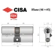 Цилиндр CISA RX (модульный) 85 (40*45) никель матовый 5 ключей