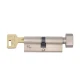 Цилиндр CISA C3000 65T (35*30T) никель матовый 3 ключа