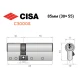 Цилиндр CISA C3000S (модульный) 85 (30*55) никель матовый 3 ключа