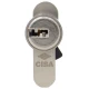 Цилиндр CISA ASIX P8 80T (40*40T) никель матовый 5 ключей