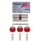 Цилиндр CISA Astral Tekno PRO 95 (45*50) никель матовый 3 ключа