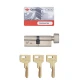 Цилиндр CISA C3000 75T (35*40T) никель матовый 3 ключа