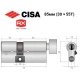 Цилиндр CISA RX (модульный) 85T (30*55T) никель матовый 5 ключей