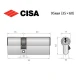 Цилиндр CISA C2000 95 (35*60) никель матовый 3 ключа