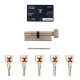 Цилиндр CISA AP4 S 110T (55*55T) никель матовый 5 ключей